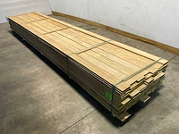 Fraké plank mes- en groef verbinding 485x14,2x2 cm (30x) - afbeelding 1 van  8