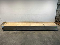 Fraké plank mes- en groef verbinding 485x14,2x2 cm (30x) - afbeelding 2 van  8