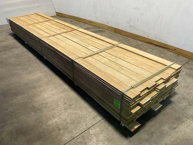 Fraké plank mes- en groef verbinding 485x14,2x2 cm (30x) - afbeelding 1 van  8
