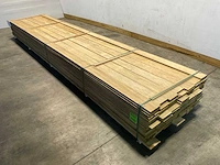 Fraké plank mes- en groef verbinding 485x14,2x2 cm (30x)