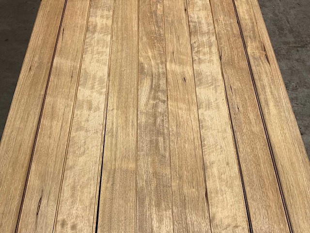 Fraké plank mes- en groef verbinding 515x11,7x2 cm (11x) - afbeelding 4 van  9
