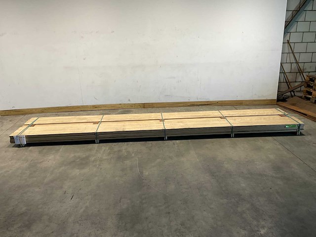 Fraké plank mes- en groef verbinding 515x14,2x2 cm (24x) - afbeelding 2 van  8