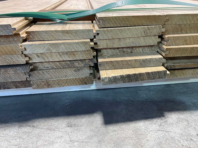 Fraké plank mes- en groef verbinding 515x14,2x2 cm (24x) - afbeelding 7 van  8
