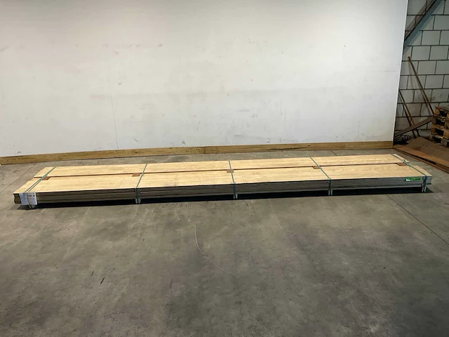 Fraké plank mes- en groef verbinding 515x14,2x2 cm (24x) - afbeelding 2 van  8