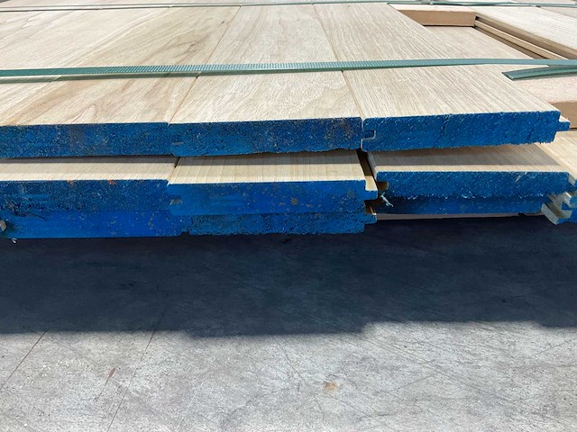 Fraké plank mes- en groef verbinding 545x11,7x2 cm (26x) - afbeelding 4 van  9