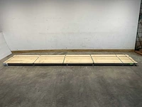 Fraké plank mes- en groef verbinding 545x11,7x2 cm (26x) - afbeelding 2 van  8