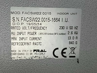 Fral facsw22 airconditioning (2x) - afbeelding 9 van  9