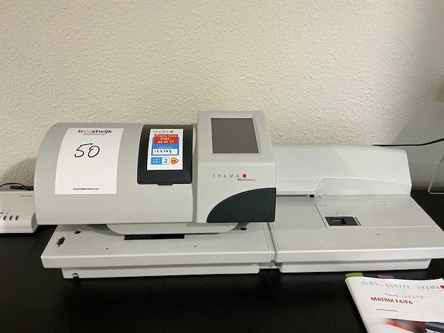 Frama matrix f4 frankeermachine - afbeelding 2 van  7