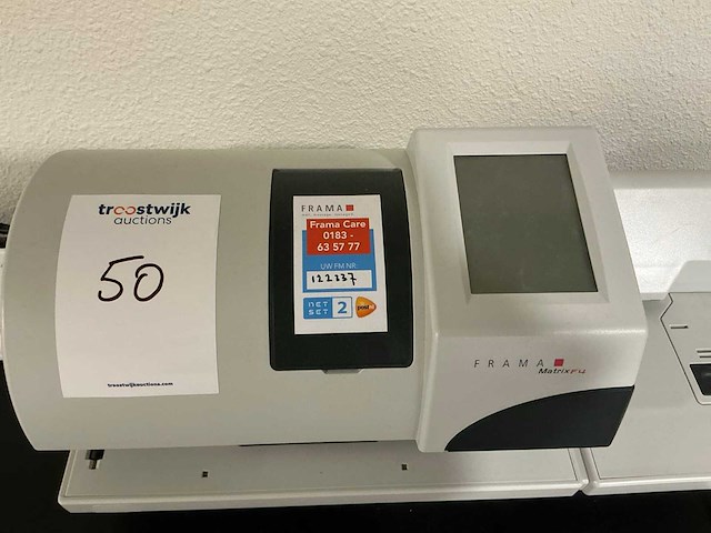 Frama matrix f4 frankeermachine - afbeelding 3 van  7
