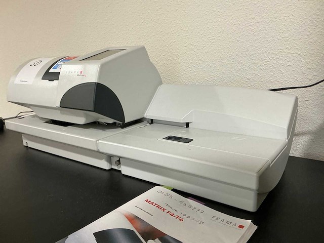 Frama matrix f4 frankeermachine - afbeelding 5 van  7