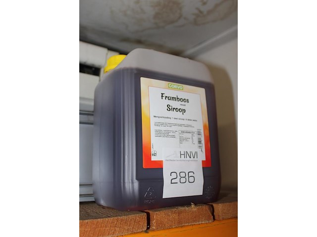 Framboos siroop corvo. 5 liter. - afbeelding 2 van  2