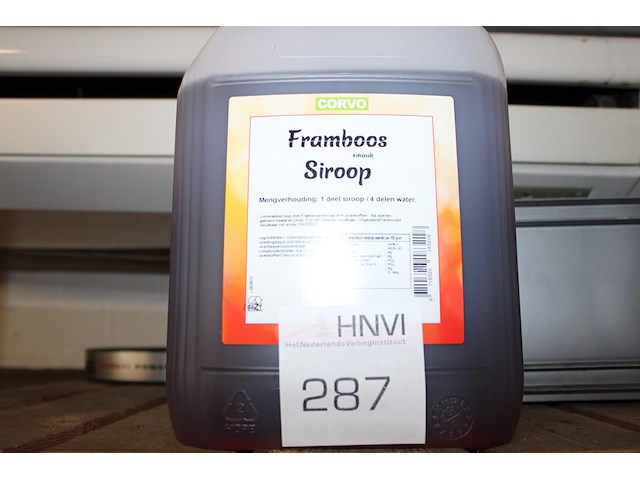 Framboos siroop corvo. 5 liter. - afbeelding 1 van  2