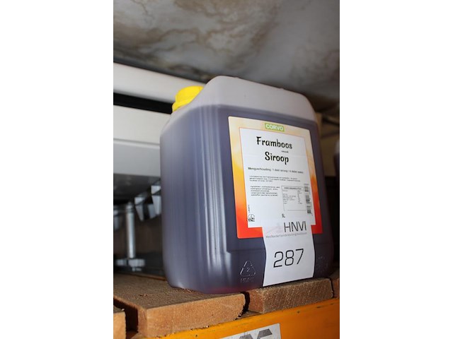 Framboos siroop corvo. 5 liter. - afbeelding 2 van  2