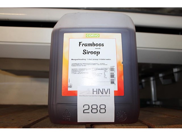 Framboos siroop corvo. 5 liter. - afbeelding 1 van  2