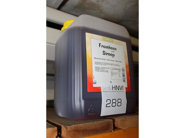 Framboos siroop corvo. 5 liter. - afbeelding 2 van  2