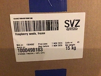 Frambozen pitten bevroren 15kg (37x) - afbeelding 2 van  2