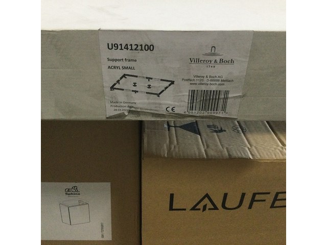 Frame voor douchebak 100 x 100 cm villeroy & boch, u91412100 - afbeelding 3 van  3