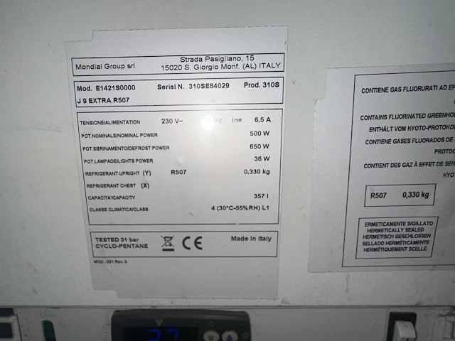 Framec - j9 extra - refrigerated counter display - afbeelding 2 van  10