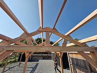 Frameconstructie klassiek zadeldak - 1230x410x340 cm - afbeelding 6 van  7