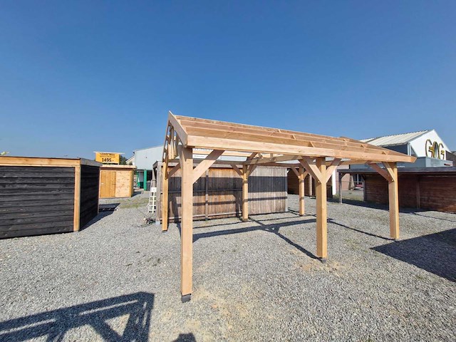 Frameconstructie klassiek zadeldak - 1530x410x340 cm - afbeelding 2 van  6