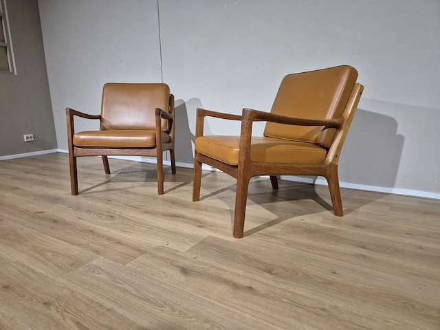 France&son - ole wanscher - senator - vintage fauteuils(2x) - afbeelding 8 van  15