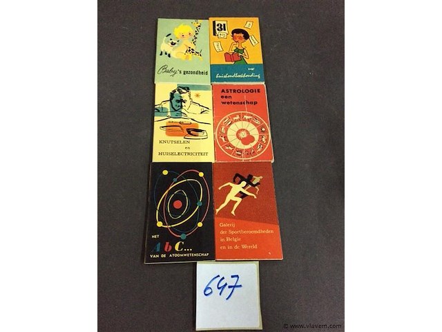 Franco suisse boekjes 6stuks - afbeelding 1 van  3