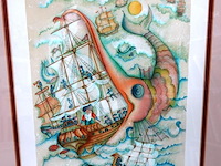 Françoise deberdt lithografie - afbeelding 2 van  5