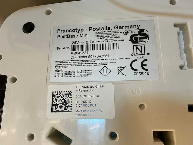 Francotyp postbase mini frankeermachine - afbeelding 5 van  5