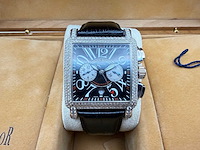 Frank muller cortez 10.000 e cc conquistador | 13 limited | 14k white gold - afbeelding 1 van  14
