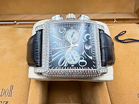 Frank muller cortez 10.000 e cc conquistador | 13 limited | 14k white gold - afbeelding 9 van  14