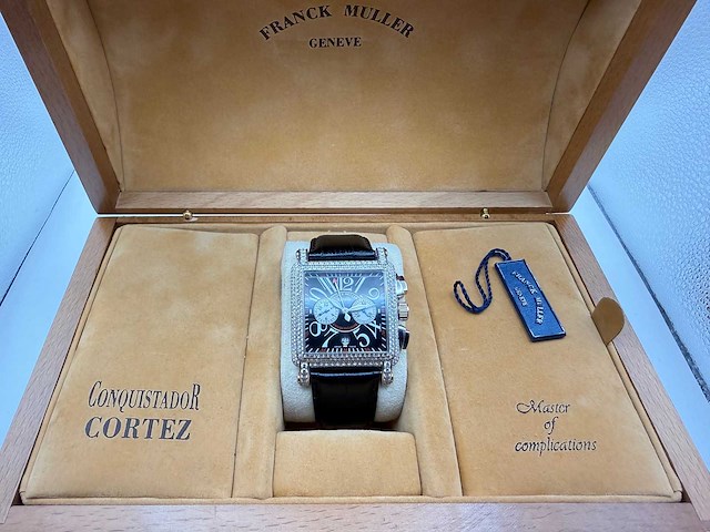 Frank muller cortez 10.000 e cc conquistador | 13 limited | 14k white gold - afbeelding 13 van  14