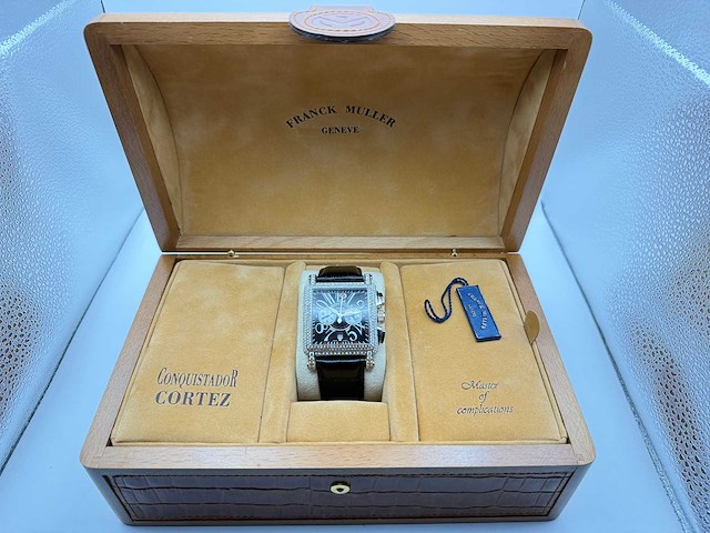 Frank muller cortez 10.000 e cc conquistador | 13 limited | 14k white gold - afbeelding 14 van  14