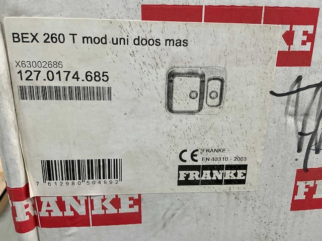 Franke - bex 260 t - spoelbak - afbeelding 8 van  8