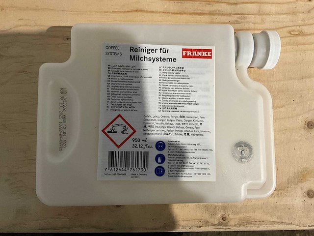 Franke - cartridge melksysteemreiniger (11x) - afbeelding 2 van  2