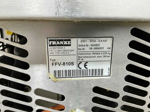 Franke - ffv-810s - mobiele vrieskist - afbeelding 6 van  6