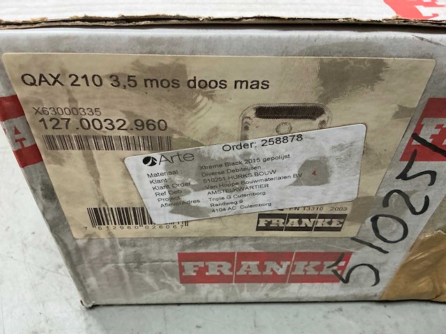 Franke - qax 210 3,5 - spoelbak - afbeelding 8 van  8
