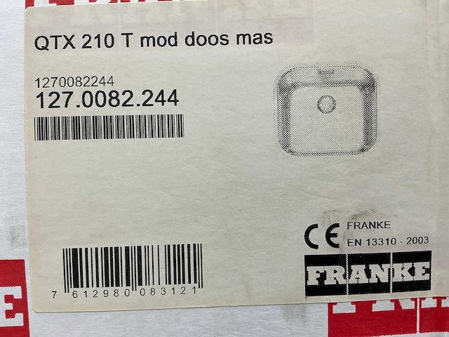 Franke - qtx 210 t - spoelbak - afbeelding 8 van  8