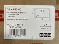 Franke - vlx 610-65 - spoelbak 650x410 mm - afbeelding 4 van  4