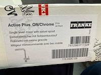 Franke active plus onyx chrome keukenmengkraan met draaibare uitloop - afbeelding 7 van  7