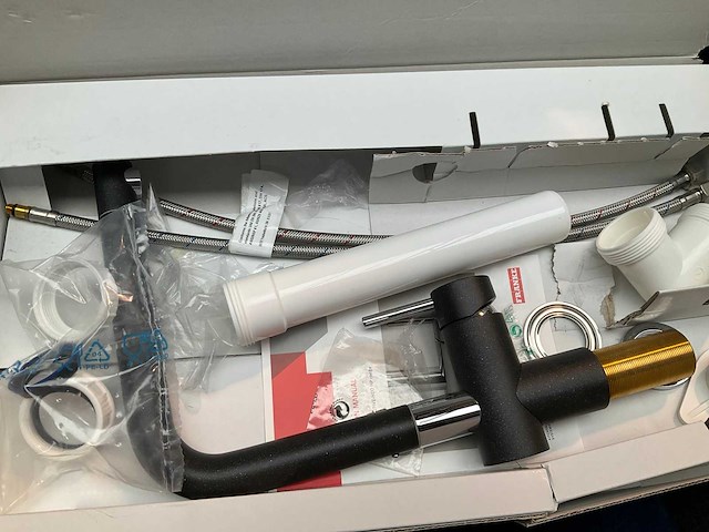 Franke active plus onyx chrome keukenmengkraan met draaibare uitloop - afbeelding 6 van  7