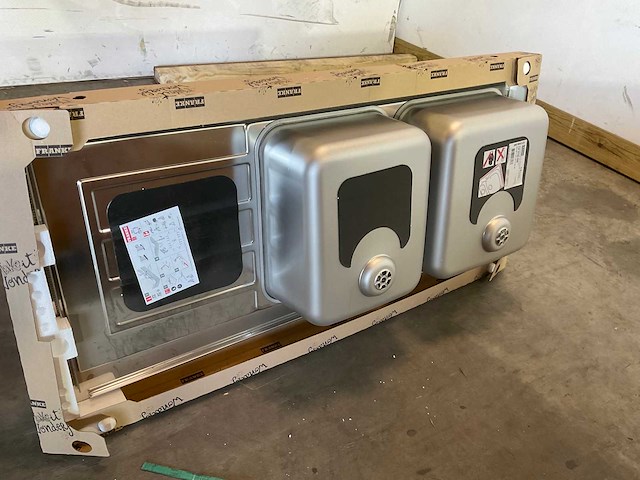 Franke epos eox 221 spoelbak met druipblad - 1160x510 mm (2x) - afbeelding 6 van  7