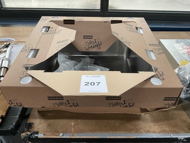 Franke myx 110-45 3 1/2” i wwk nd ofh nth inbouw wasbak - afbeelding 1 van  5