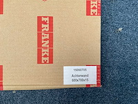 Franke rvs achterwand 600x700x15mm - afbeelding 3 van  5
