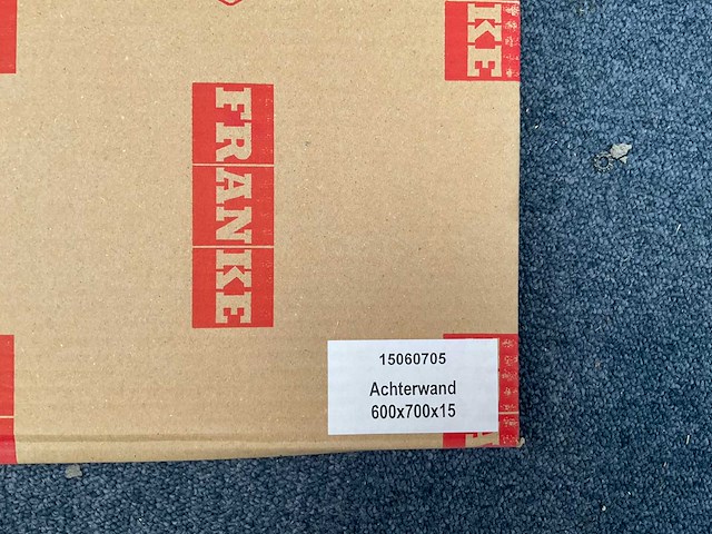 Franke rvs achterwand 600x700x15mm - afbeelding 3 van  5