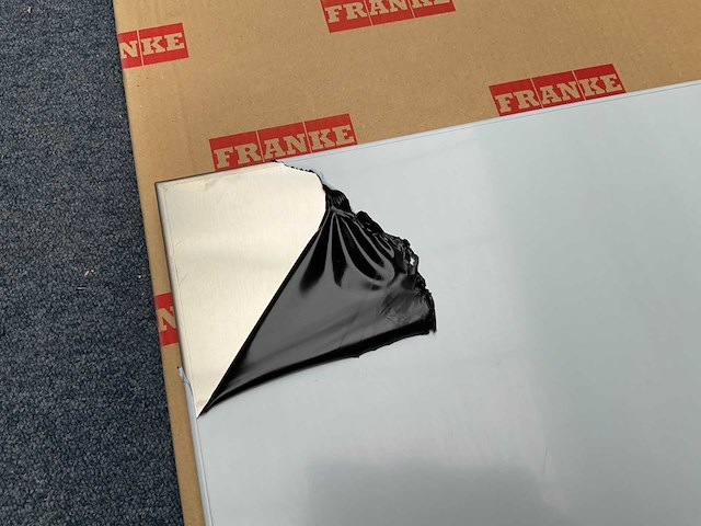 Franke rvs achterwand 600x700x15mm - afbeelding 3 van  5