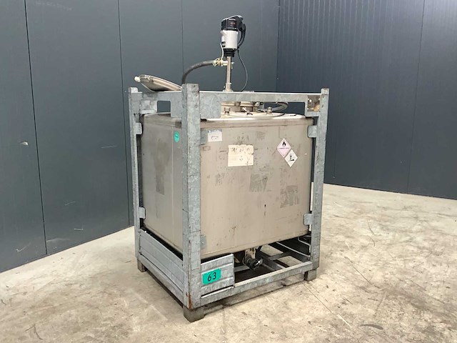 Franke rvs mengtank met roerwerk - afbeelding 1 van  6