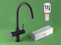 Franke touch 3 helix kokendwaterkraan met boiler 4,7l 3-in-1 industrial black - afbeelding 1 van  17