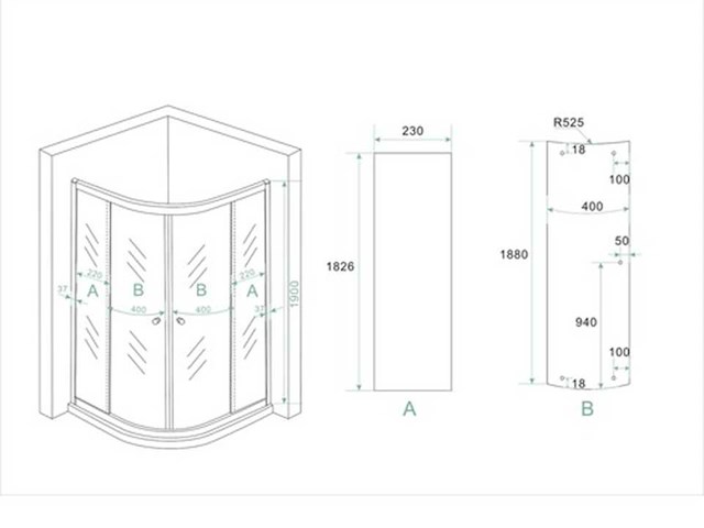 Franklin - douchecabine - afbeelding 4 van  4