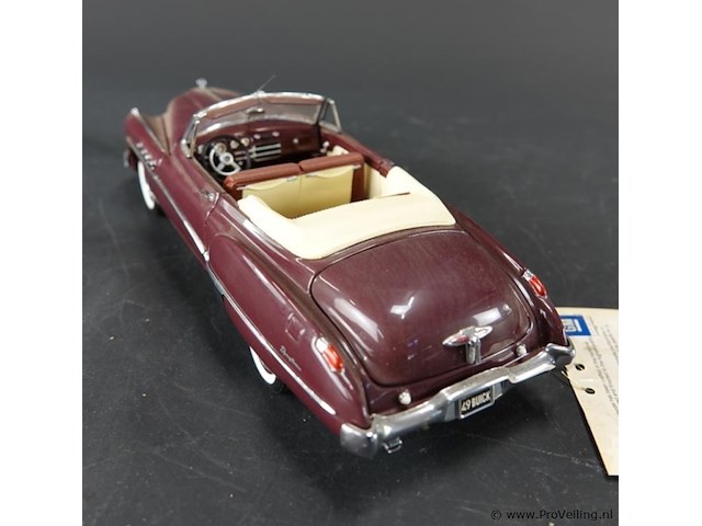 Franklin mint 1949 buick roadmaster convertible - afbeelding 3 van  7
