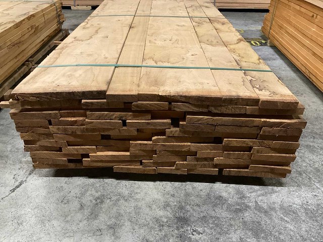 Frans eiken planken 27 mm ca. 0,713 m³ - afbeelding 2 van  5